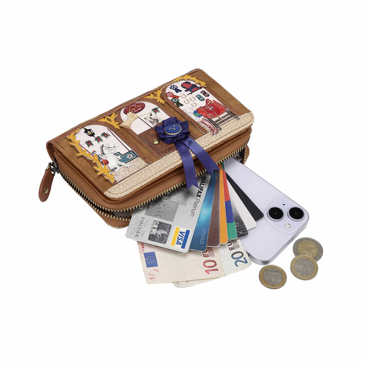 Pony Club Large Zip-Around Wallet