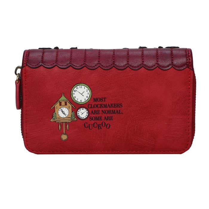 Tick Tock Clock Shop Medium Ziparound Wallet