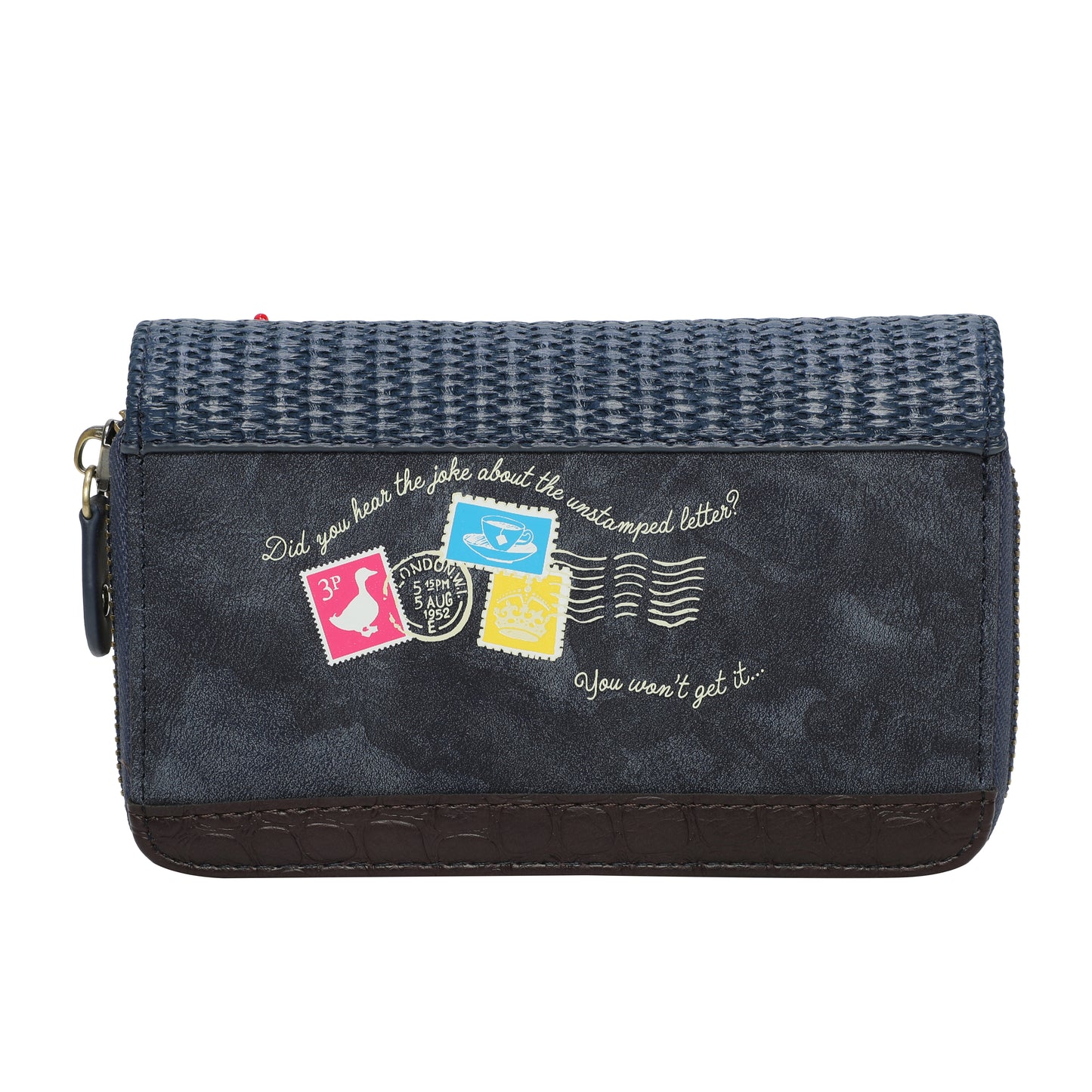 The Old Post Office - Navy Edition - Medium Ziparound Wallet