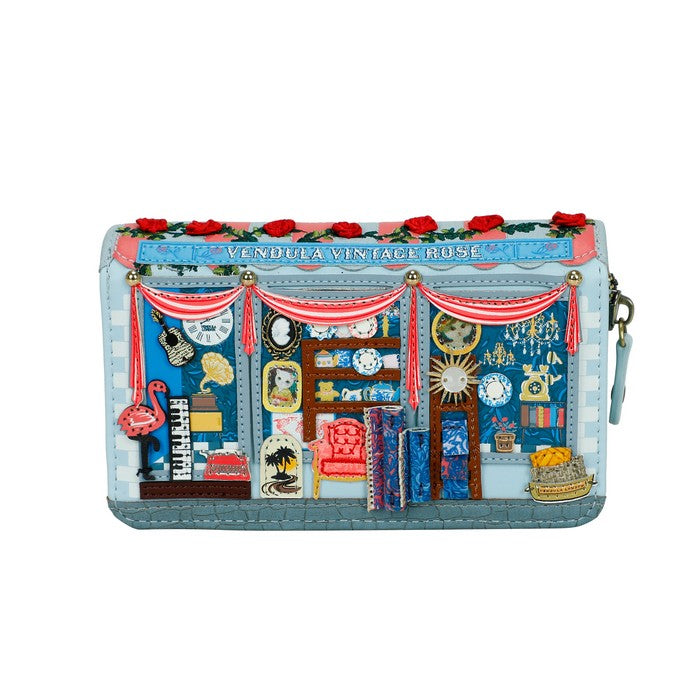 Vendula Vintage Rose Med Ziparound Wallet