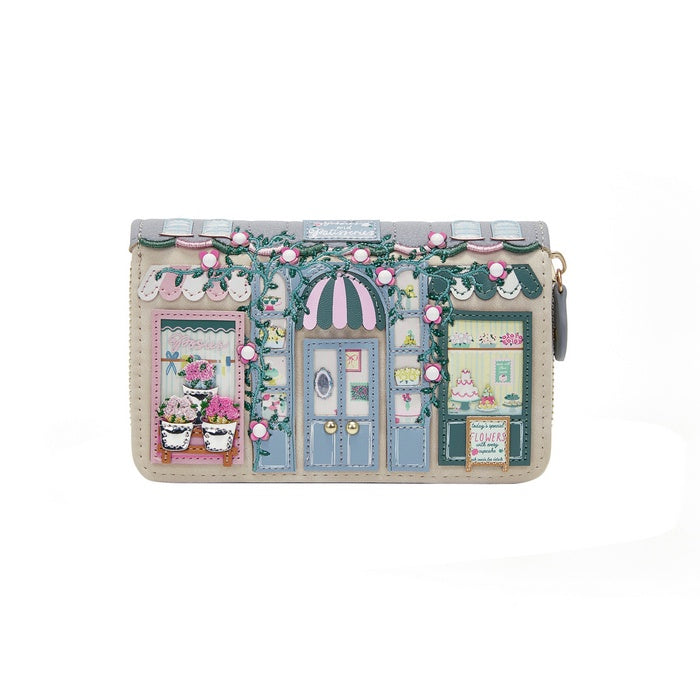 Posies and Patisseries Medium Ziparound Wallet