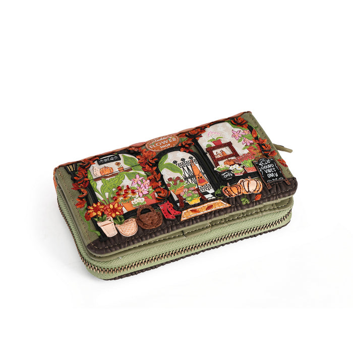 Flower Shop - Amber Edition - Medium Ziparound Wallet