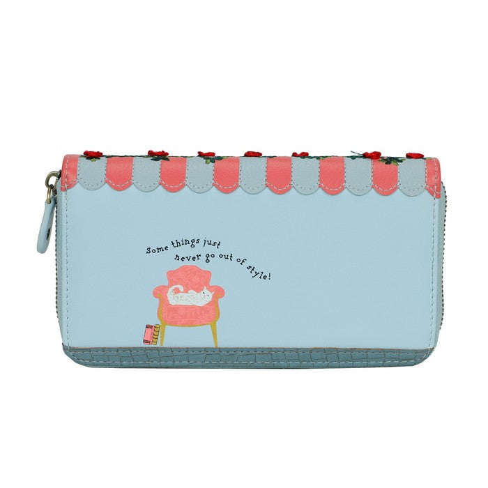 Vendula Vintage Rose Large Ziparound Wallet