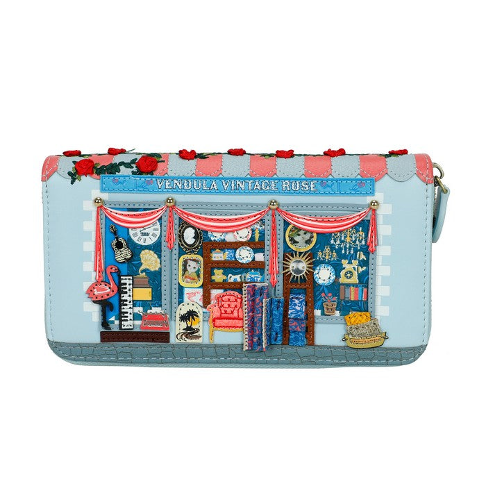 Vendula Vintage Rose Large Ziparound Wallet