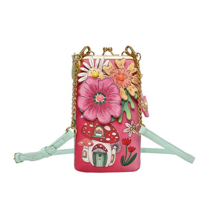 Vendula Fairy Village Clipper Phone Pouch