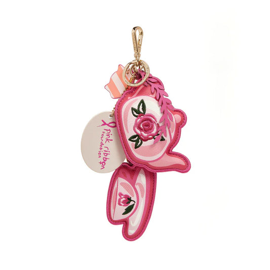 Perfectly Pink Afternoon Tea Bus Key Charm