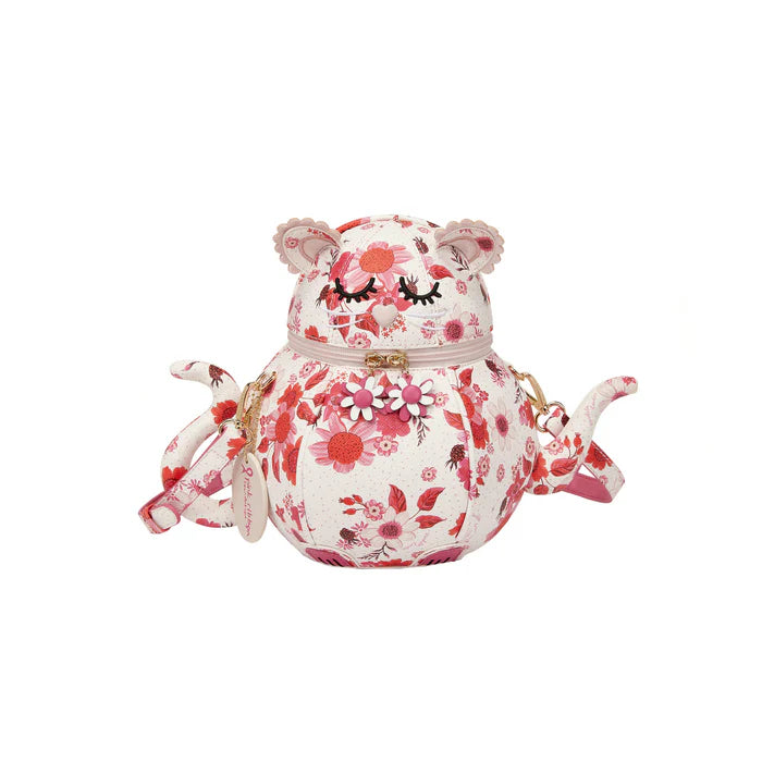 Perfectly Pink Afternoon Tea Bus Kitty Teapot