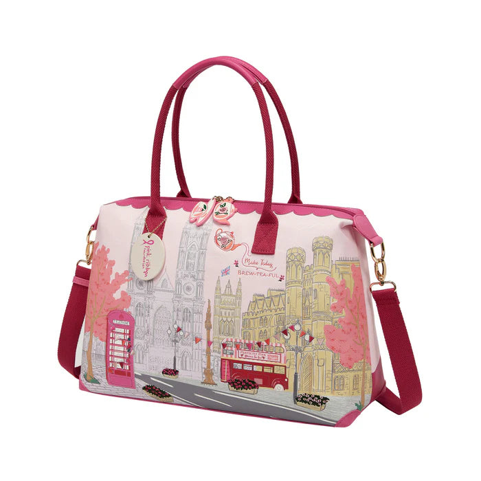 Perfectly Pink Afternoon Tea Bus Bonnie Weekender