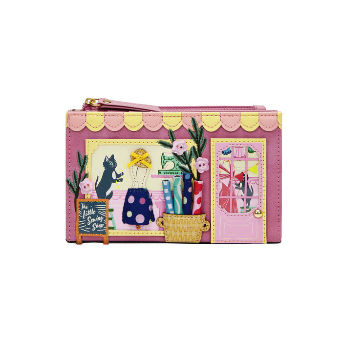 Vendula London Vendula Sewing Shop - Rasberry Edition Compact Folding Wallet