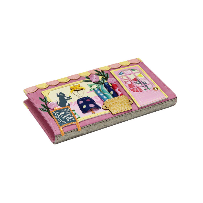 Vendula London Vendula Sewing Shop - Rasberry Edition Compact Folding Wallet