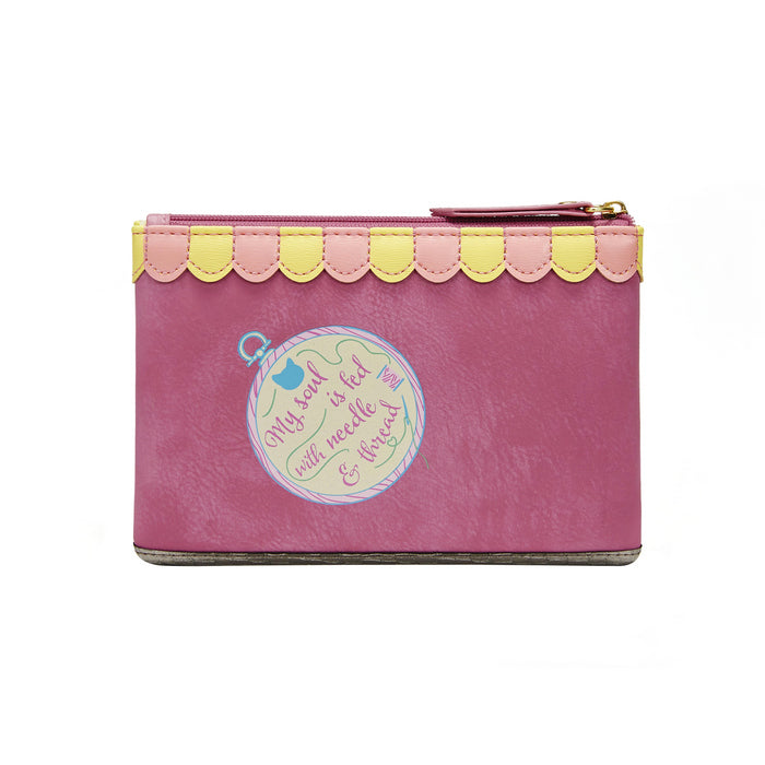 Vendula London Vendula Sewing Shop - Rasberry Edition Zipper Coin Purse