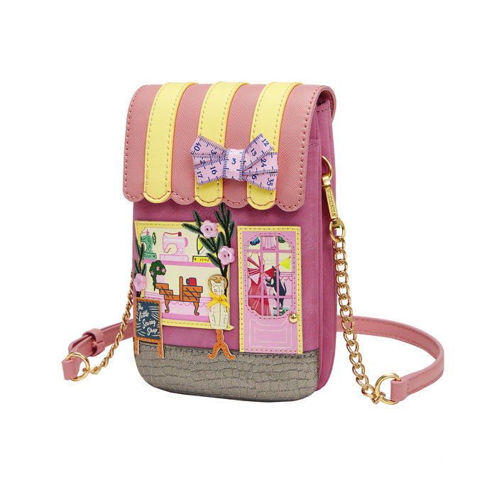 Vendula London Vendula Sewing Shop - Rasberry Edition Phone Pouch