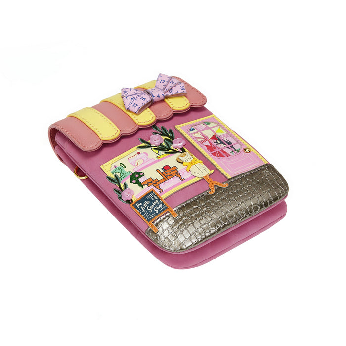 Vendula London Vendula Sewing Shop - Rasberry Edition Phone Pouch