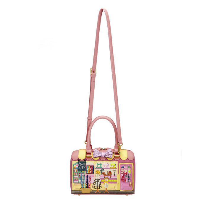 Vendula London Vendula Sewing Shop - Rasberry Edition Speedy Bowler Bag
