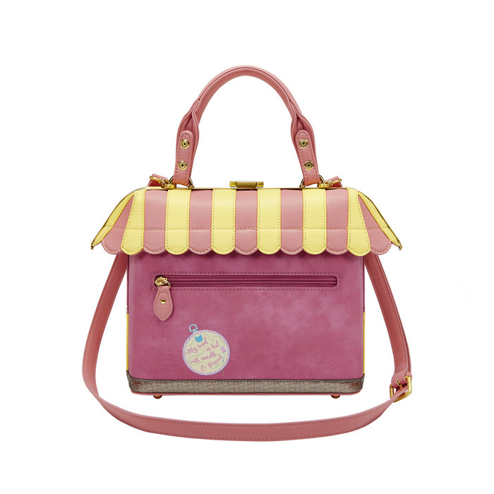 Vendula London Vendula Sewing Shop - Rasberry Edition Shoulder Grab Bag
