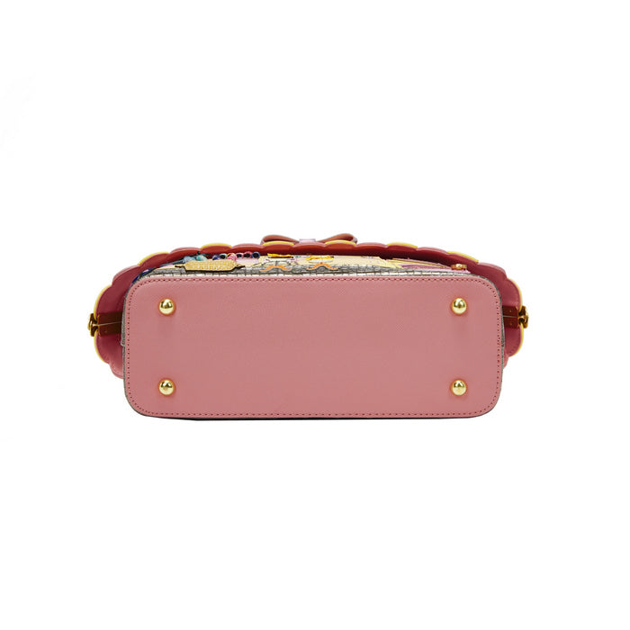Vendula London Vendula Sewing Shop - Rasberry Edition Shoulder Grab Bag