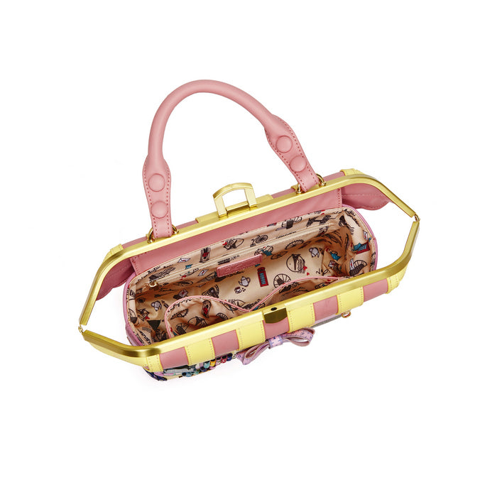 Vendula London Vendula Sewing Shop - Rasberry Edition Shoulder Grab Bag
