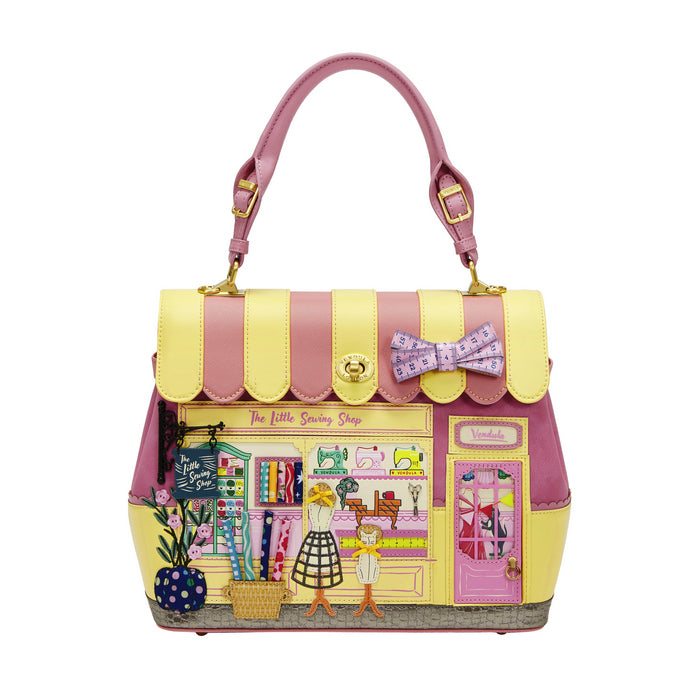 Vendula London Vendula Sewing Shop - Rasberry Edition Shoulder Grace Bag