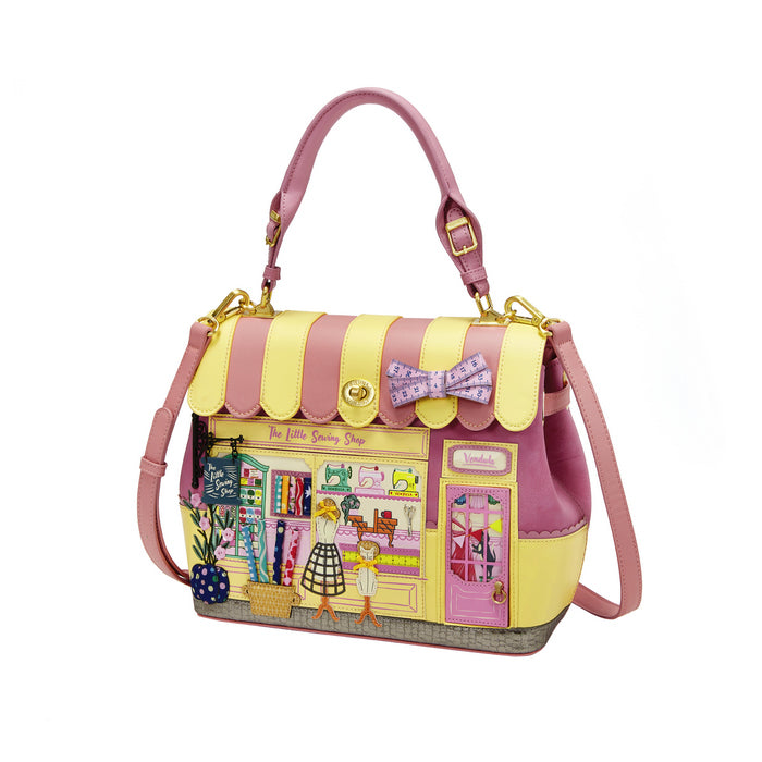 Vendula London Vendula Sewing Shop - Rasberry Edition Shoulder Grace Bag