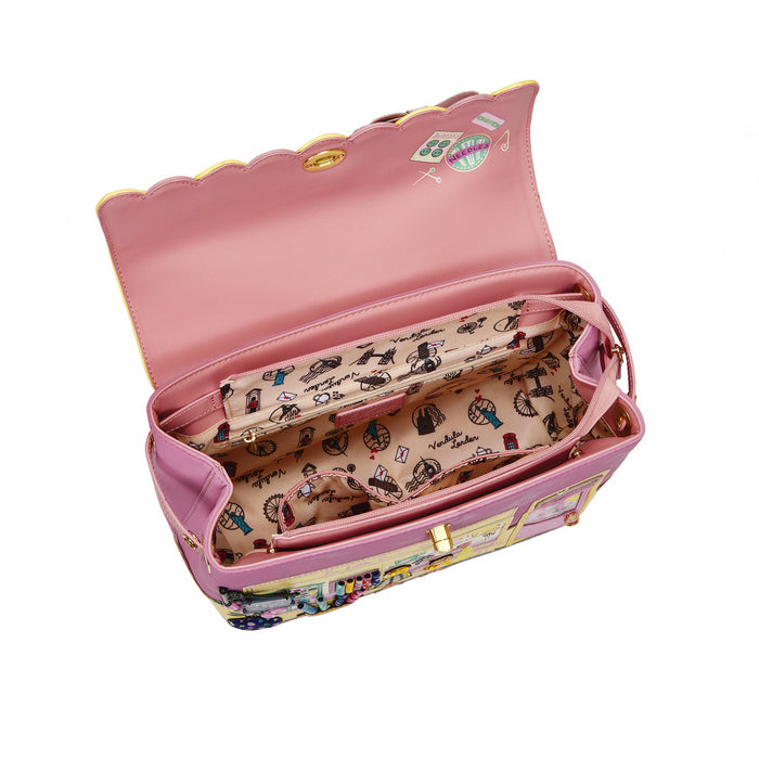 Vendula London Vendula Sewing Shop - Rasberry Edition Shoulder Grace Bag