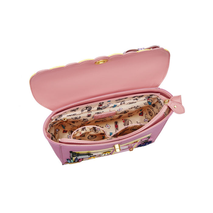 Vendula London Vendula Sewing Shop - Rasberry Edition Shoulder Backpack Converter