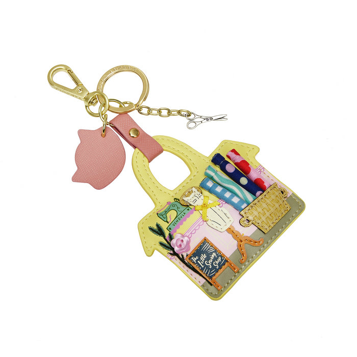 Vendula London Vendula Sewing Shop - Rasberry Edition Key Charm