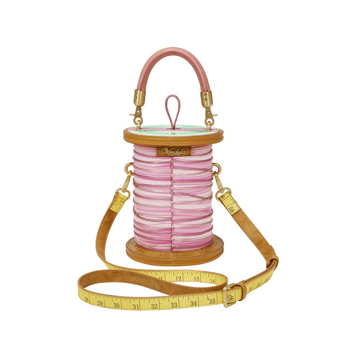 Vendula London Vendula Sewing Shop - Rasberry Edition Cotton Reel Bag