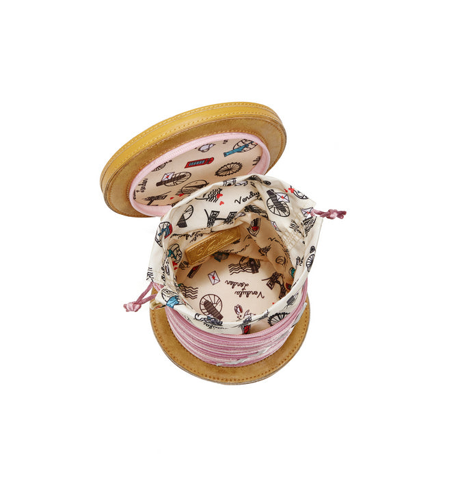 Vendula London Vendula Sewing Shop - Rasberry Edition Cotton Reel Bag
