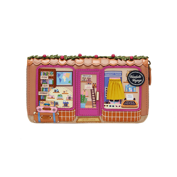 Vendula London Vendula Voyage Travel Shop Large Ziparound Wallet