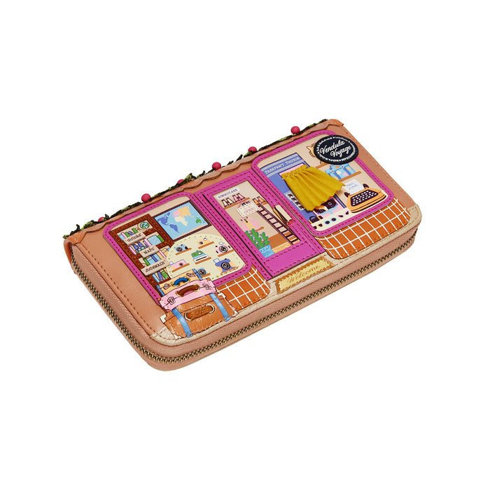 Vendula London Vendula Voyage Travel Shop Large Ziparound Wallet