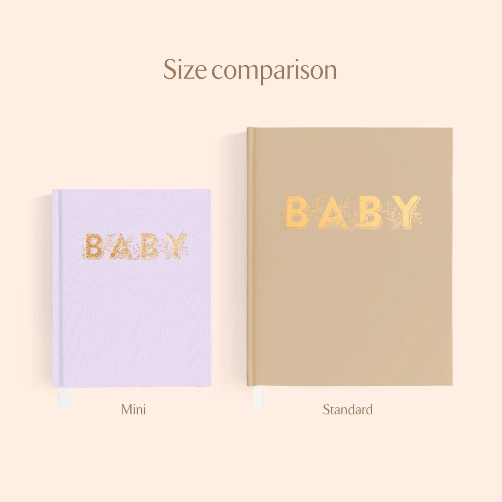 Mini Baby Book Lilac Boxed