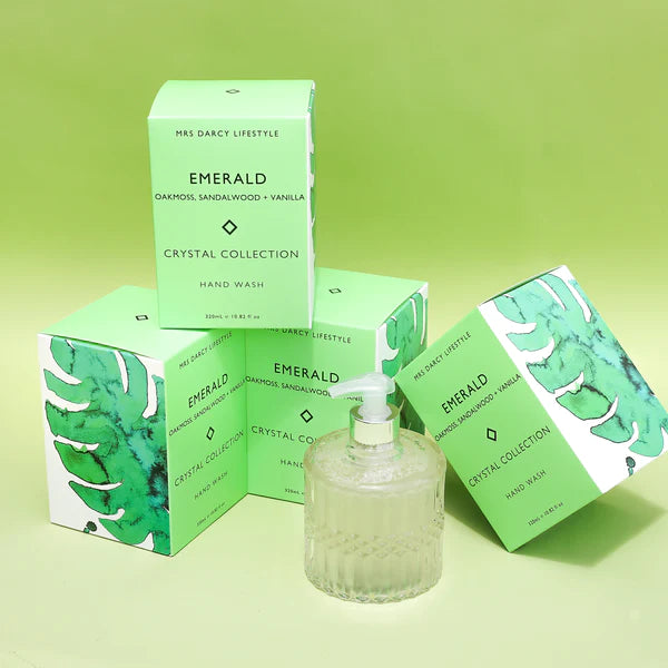 Mrs Darcy Hand Wash / Emerald - Oakmoss, Sandalwood + Vanilla