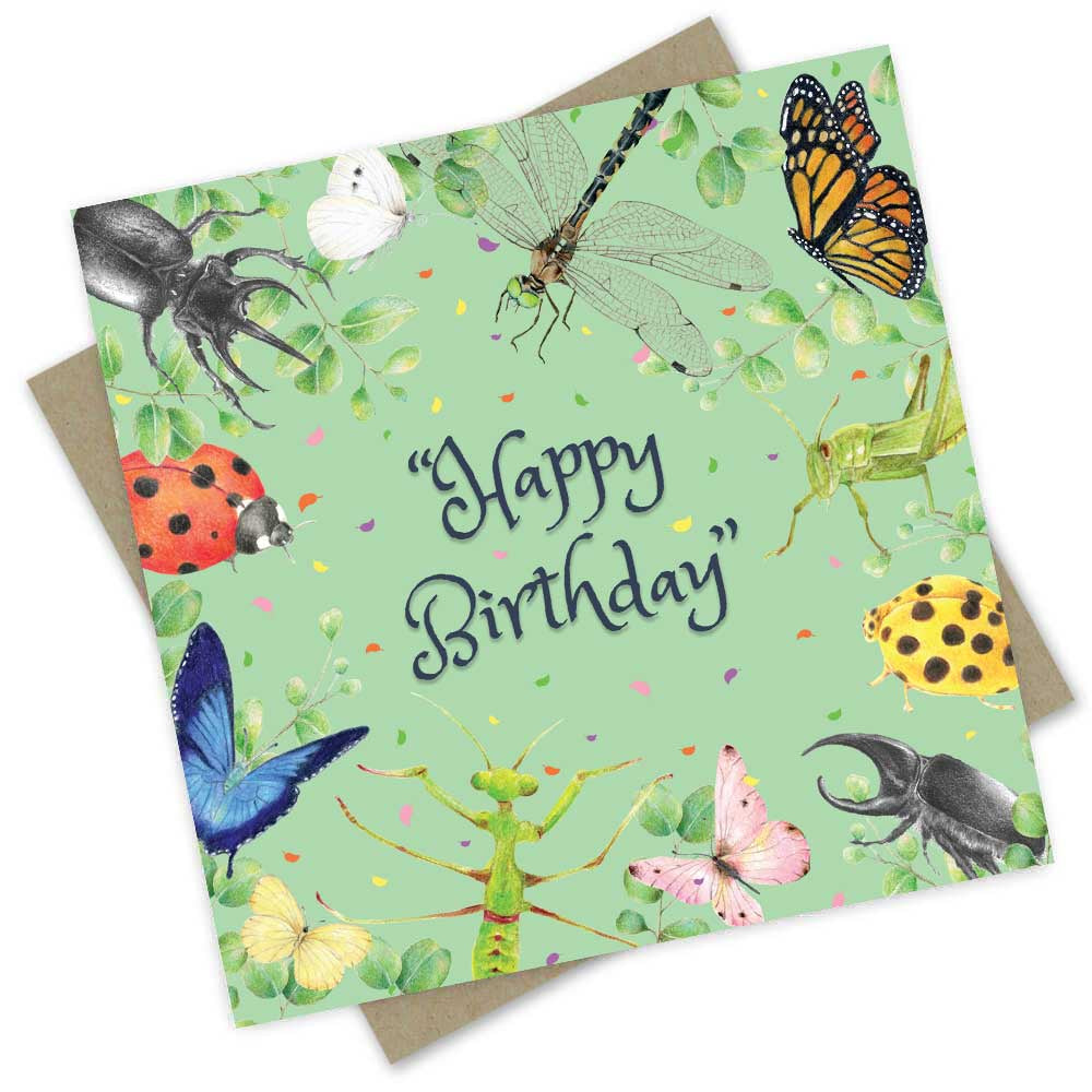 Birthday Bugs Card