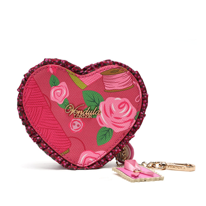Pink Ribbon Sewing Box Scrapbook - Heart Coin Purse - Vendula London Main Packshot