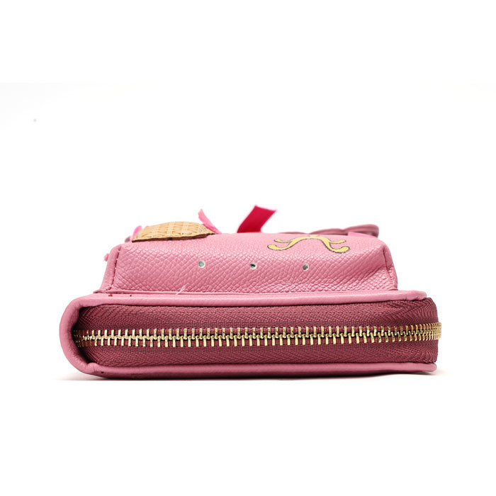 Pink Ribbon Sewing Box Scrapbook - Bree Phone Pouch - Vendula London Packshot Angle 6