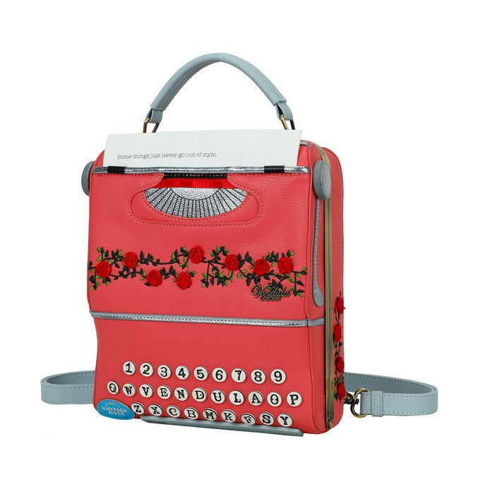 Vendula Vintage Rose Typewriter Bag