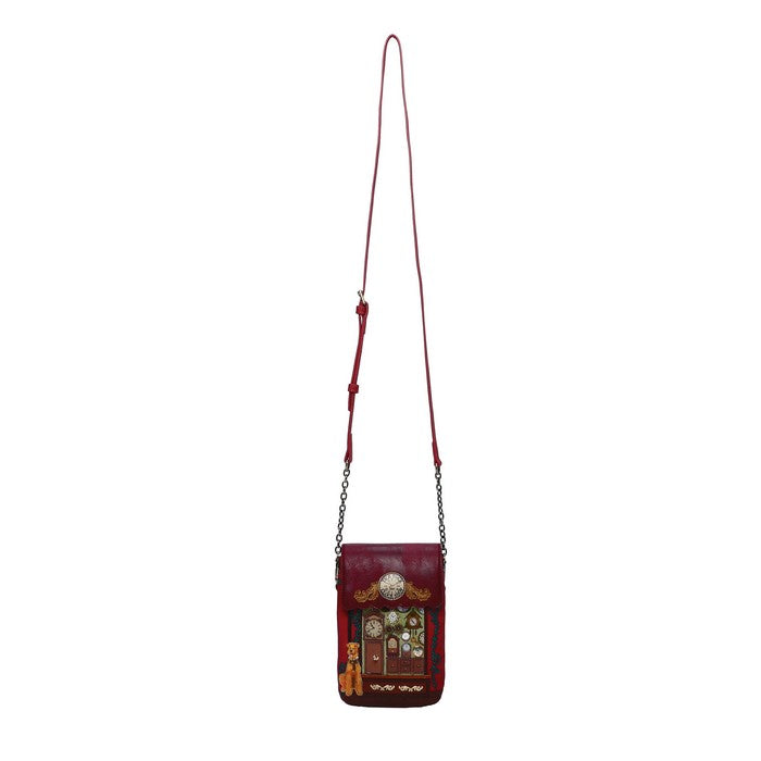 Tick Tock Clock Shop Phone Pouch