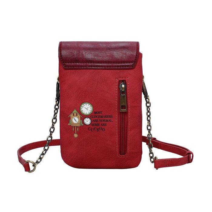 Tick Tock Clock Shop Phone Pouch