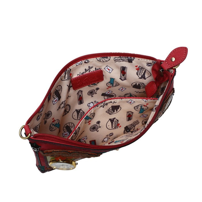 Tick Tock Clock Shop Pouch Bag