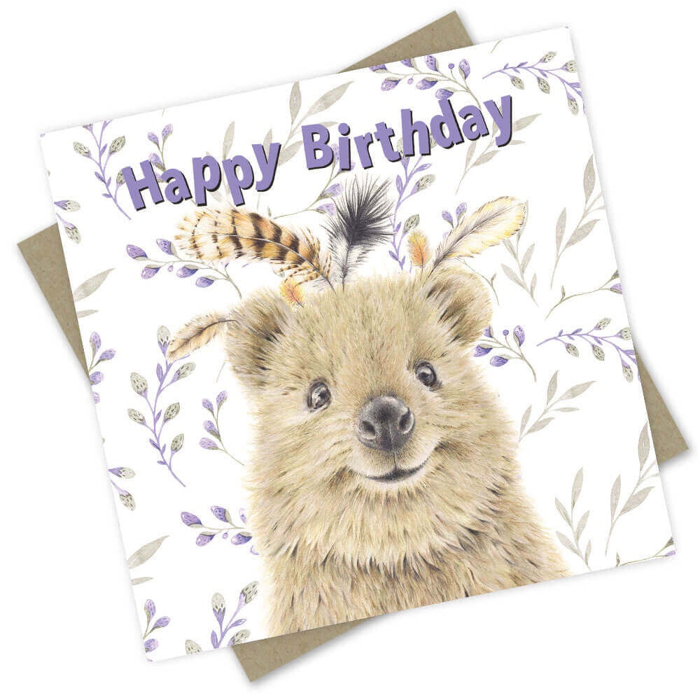 Hbd Quokka Greeting Card