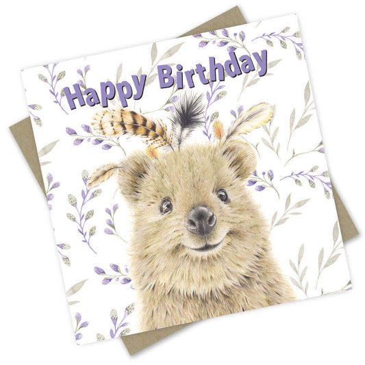 Hbd Quokka Greeting Card