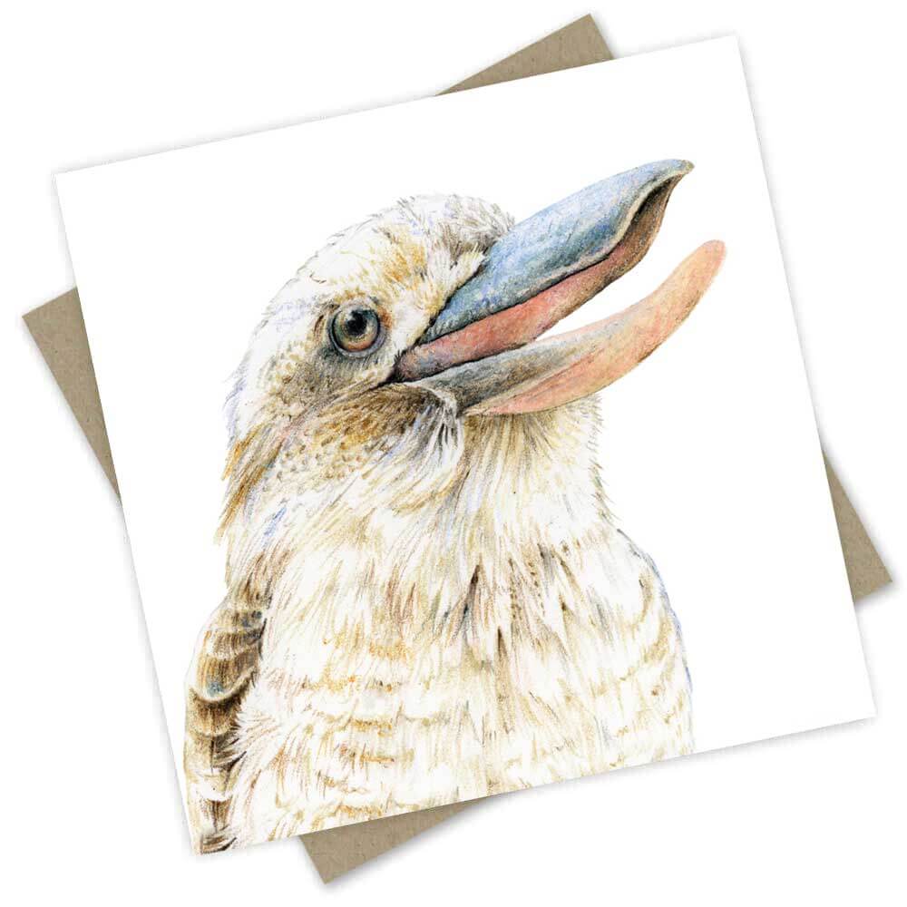 Laughing Kookaburna Greeting Card