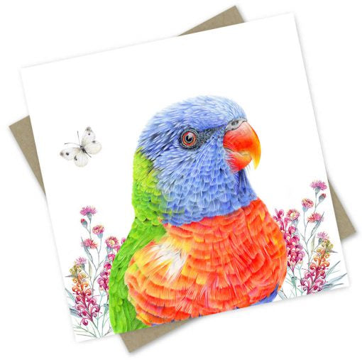 Tahnee The Rainbow Lorikeet Card