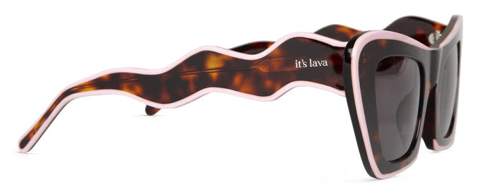 Lava Flowing Sunglasses With Classical Lenses