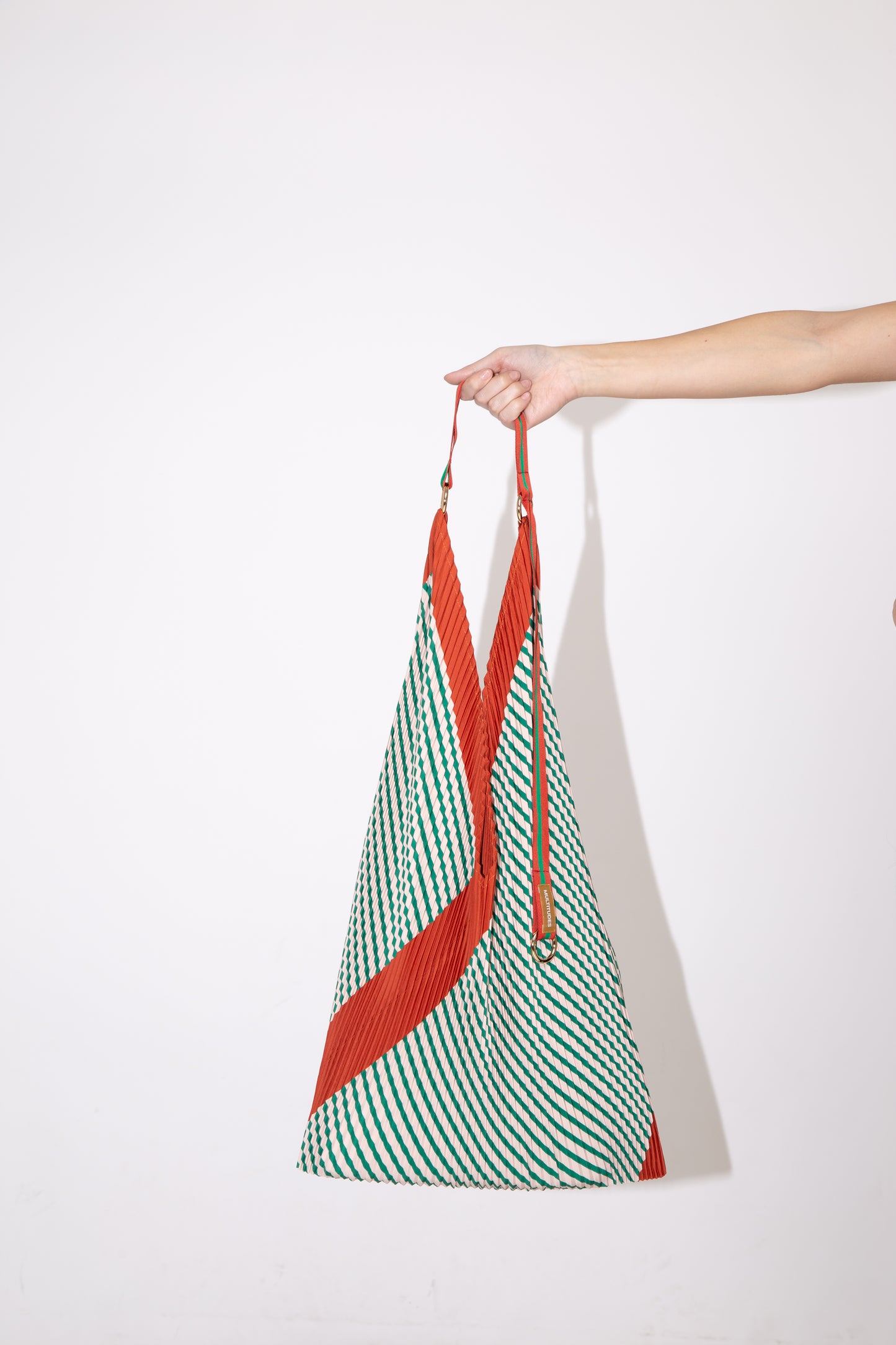 Multitudes Francesca Green Pleated Y Bag