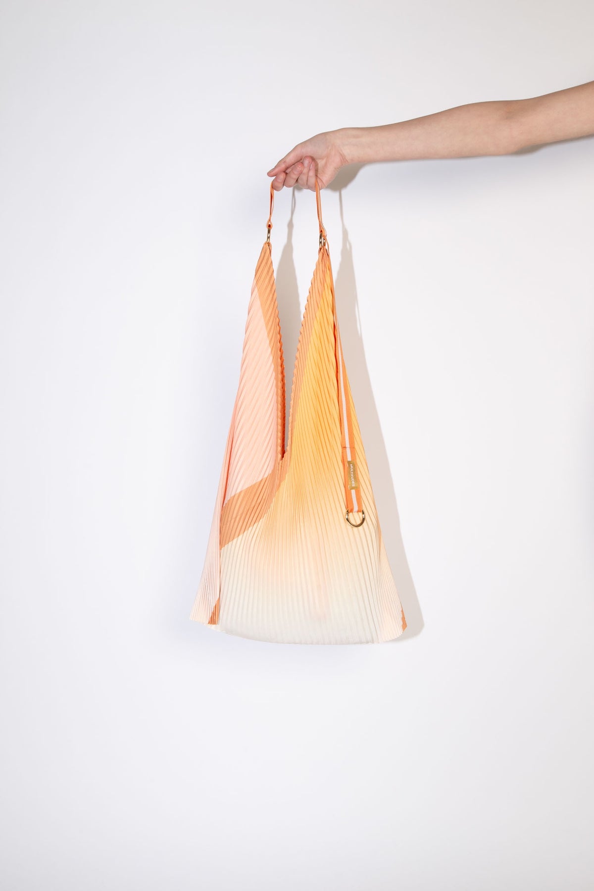 Multitudes Monica Nude Pleated Y Bag