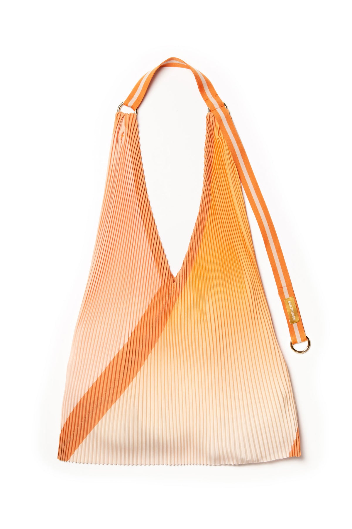 Multitudes Monica Nude Pleated Y Bag