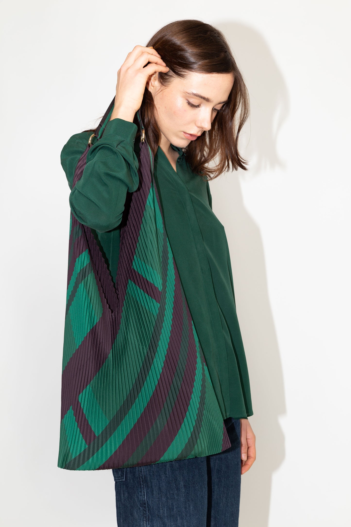 Multitudes Ornella Pleated Y Bag