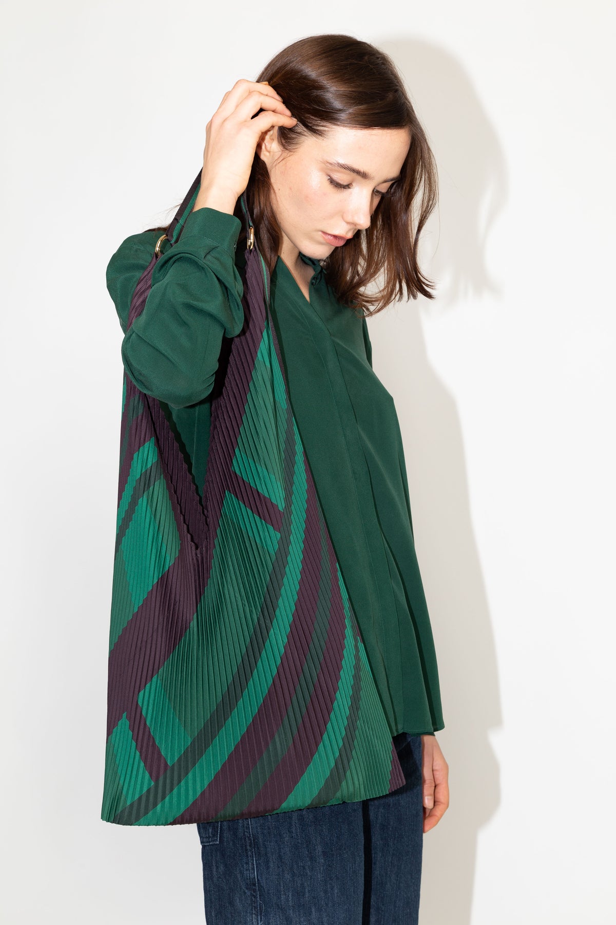 Multitudes Ornella Pleated Y Bag
