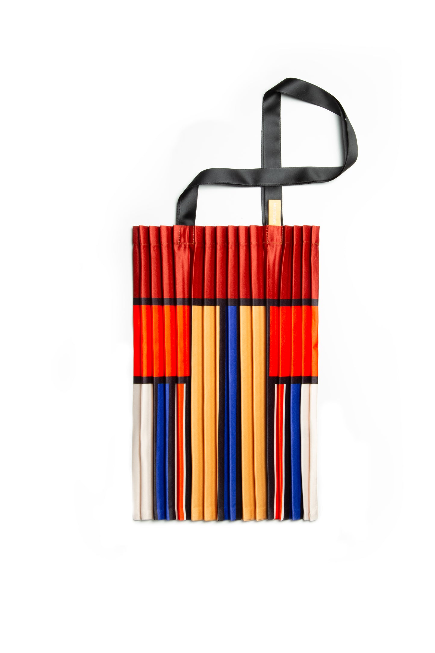 Multitudes Satin Pleated Gallura Tote Bag